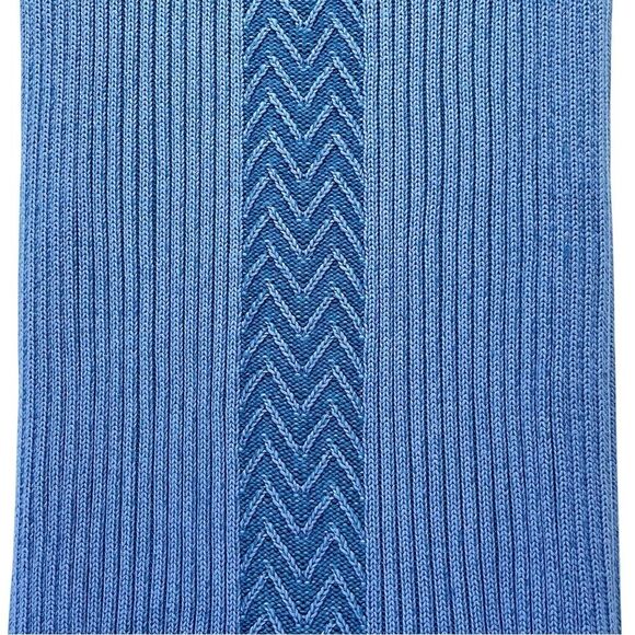 Anthropologie Chunky Knit Midi Sweater Skirt Cornflower Blue Women’s Size Medium - Picture 4 of 11